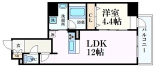 ラフィット松屋町の物件間取画像